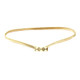 10mm Gold Skinny Metal Thin Stretchable Spring Waist Belt Women Fashion Accessory - 60cm 65cm 70cm